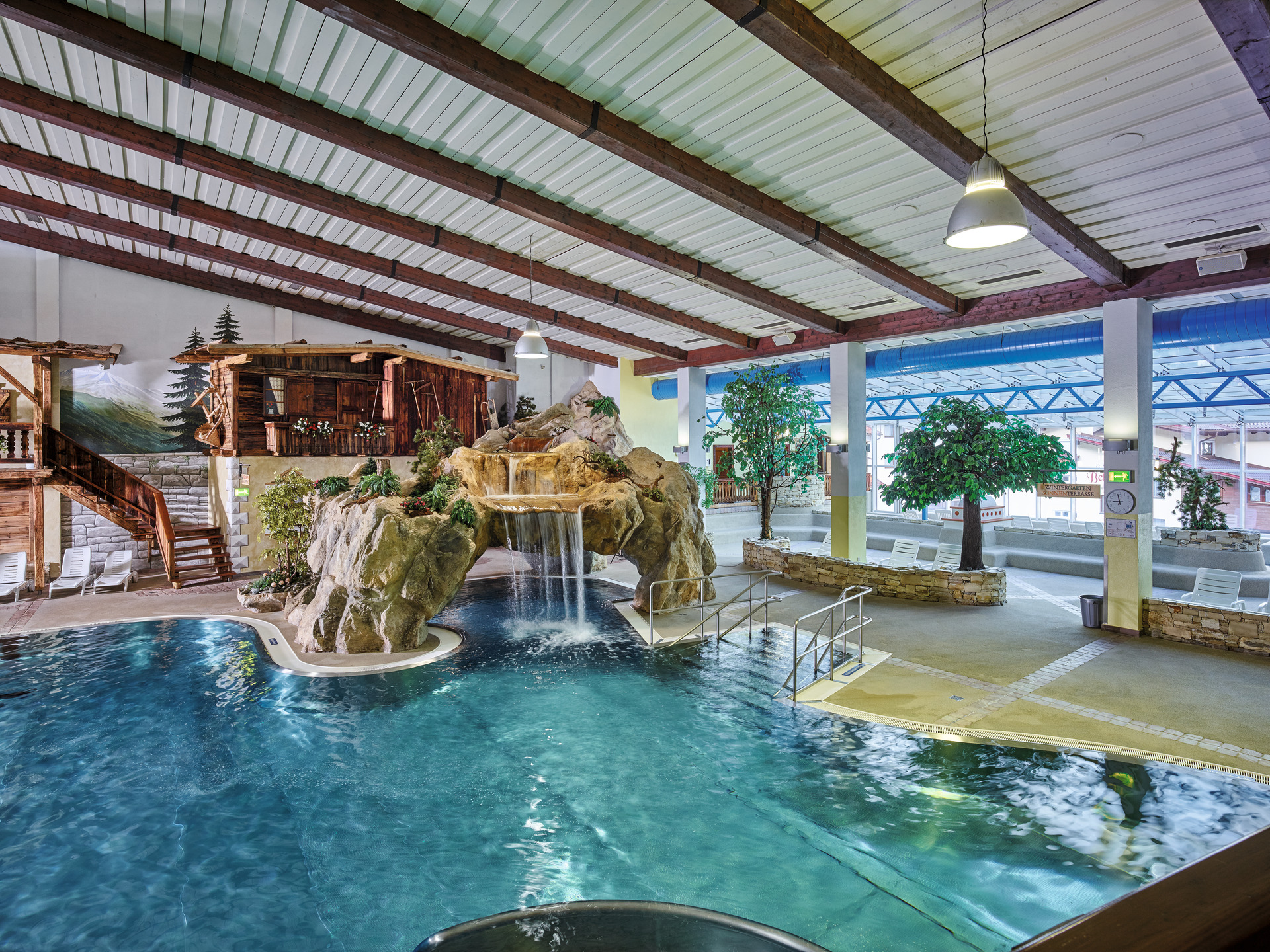 Schwimmbad, Freizeitanlage, Sauna